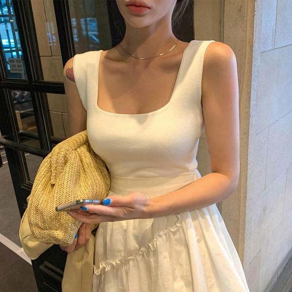 tanks aossviao 2022 forefair tank crop vest solid harajuku korean female off shoulder knitted black white summer women
tanks aossviao 2022 forefair tank crop vest solid harajuku korean female off shoulder knitted black white summer women