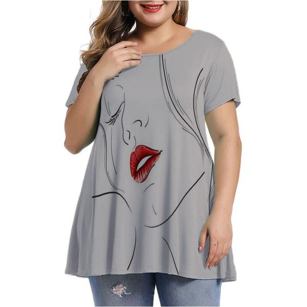 t-shirt big size 6xl summer woman tshirt short sleeve face printed tshirts female fat mm plus size women clothing large size, Black
t-shirt big size 6xl summer woman tshirt short sleeve face printed tshirts female fat mm plus size women clothing large size, Black