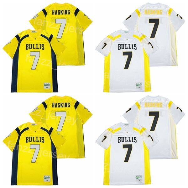 high school football bullis bulldog jersey 7 dwayne haskins uniform all stitched team yellow color white breathable pure cotton sewn on pull, Black
high school football bullis bulldog jersey 7 dwayne haskins uniform all stitched team yellow color white breathable pure cotton sewn on pull, Black