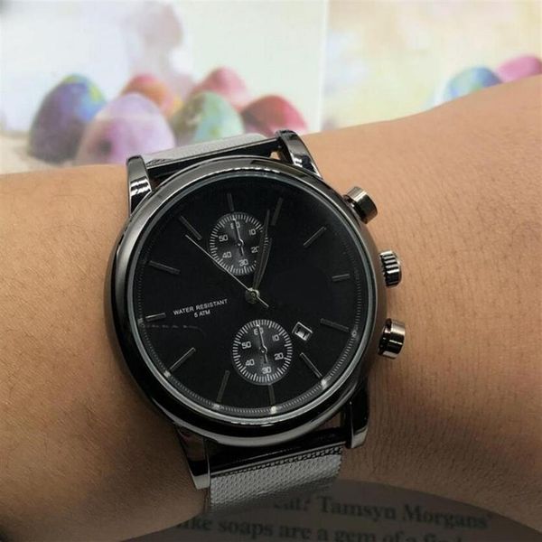 famous luxury mens watches 44mm sport men watch full stainless steel mesh man fashion dress quartz wristwatches324r, Slivery;brown
famous luxury mens watches 44mm sport men watch full stainless steel mesh man fashion dress quartz wristwatches324r, Slivery;brown