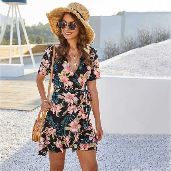 early spring casual dresses womens clothing summer flower print stomach style, Black;gray
early spring casual dresses womens clothing summer flower print stomach style, Black;gray