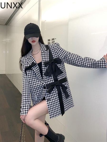 pants unxx women sweet bow suit jacket office ladies loose vintage plaid korean female long sleeve blazer double breasted lapel blazer, White
pants unxx women sweet bow suit jacket office ladies loose vintage plaid korean female long sleeve blazer double breasted lapel blazer, White