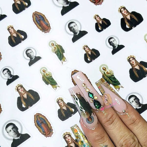 stickers decals 3d nail art sticker decals san judas religious series selfadhesive transfer decal sliders tips wrap salon manicure decoratio, Black
stickers decals 3d nail art sticker decals san judas religious series selfadhesive transfer decal sliders tips wrap salon manicure decoratio, Black