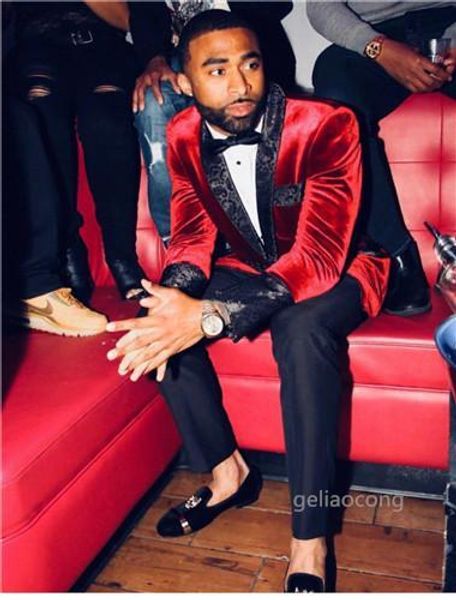blazers costume homme new designer formal groom tuxedo 2 piece shawl lapel party prom suits for men red velvet men suit wedding suit, White;black
blazers costume homme new designer formal groom tuxedo 2 piece shawl lapel party prom suits for men red velvet men suit wedding suit, White;black