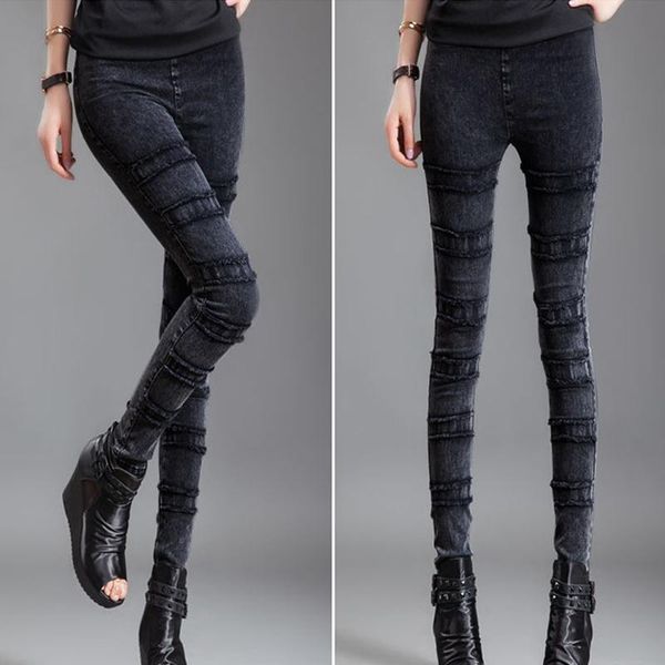 jeans streetwear slim women jeans large size stretch denim pencil pants female side stripe rivet skinny pants high waist long jeans, Blue
jeans streetwear slim women jeans large size stretch denim pencil pants female side stripe rivet skinny pants high waist long jeans, Blue