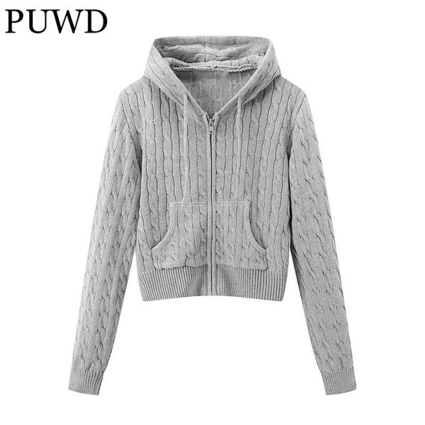sweaters puwd vintage women pocket solid knitted cardigan 2022 autumn fashion ladies casual hooded sweaters girls chic knitwear, White;black
sweaters puwd vintage women pocket solid knitted cardigan 2022 autumn fashion ladies casual hooded sweaters girls chic knitwear, White;black