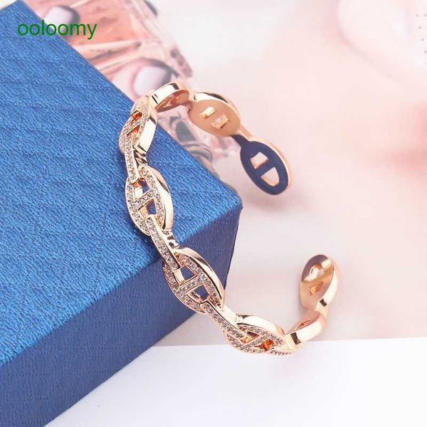 hemres designer bracelet gold bracelet for women cold wind ins bracelet ring adjustable full diamond women's versatile jewelry pig nose, Black
hemres designer bracelet gold bracelet for women cold wind ins bracelet ring adjustable full diamond women's versatile jewelry pig nose, Black