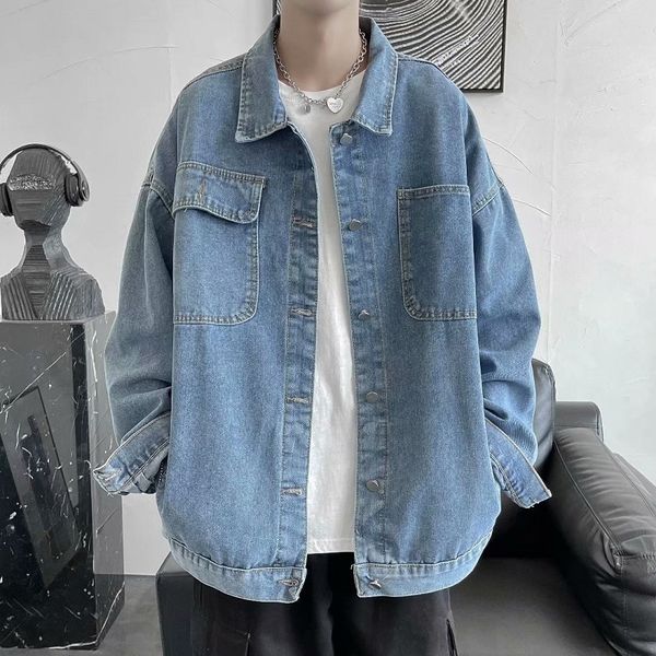 men's jackets vintage jacket men's autumn loose and versatile denim jacket casual 230422, Black;brown
men's jackets vintage jacket men's autumn loose and versatile denim jacket casual 230422, Black;brown