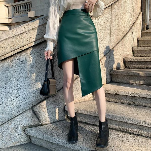 dresses green irregular leather skirt winter 2022 high waist package hip midi skirts women office lady slim fit soft pu leather faldas, White;black
dresses green irregular leather skirt winter 2022 high waist package hip midi skirts women office lady slim fit soft pu leather faldas, White;black