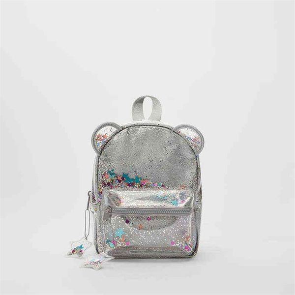 2021 new silver cat ear glitter mini backpack ladies or cute children glitter sequin backpack y1105270h
2021 new silver cat ear glitter mini backpack ladies or cute children glitter sequin backpack y1105270h