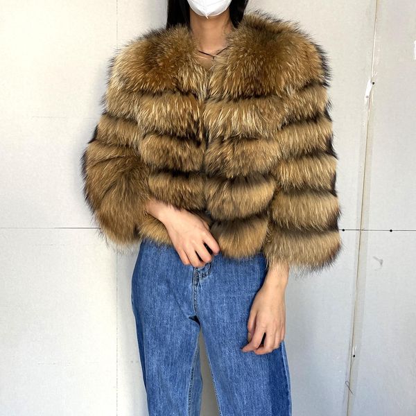 fur real fur coat women's winter warm natural raccoon dog fur coat luxury fashion 50cm short jacket wholesale 2022, Black
fur real fur coat women's winter warm natural raccoon dog fur coat luxury fashion 50cm short jacket wholesale 2022, Black