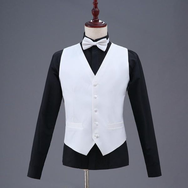 blazers fashion suit vest for wedding tuxedo suits men's white black one piece formal waistcoat party stage performance suit vest
blazers fashion suit vest for wedding tuxedo suits men's white black one piece formal waistcoat party stage performance suit vest