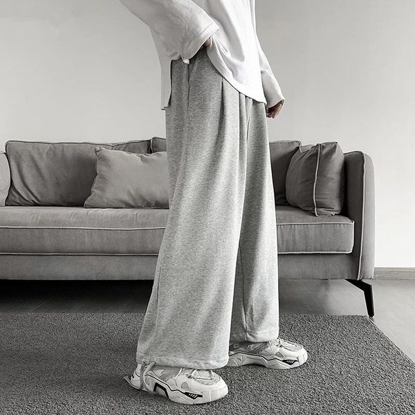 pants sweatpants men drawstring full length wide leg trousers straight autumn male pants korean style baggy chic allmatch harajuku, Black
pants sweatpants men drawstring full length wide leg trousers straight autumn male pants korean style baggy chic allmatch harajuku, Black