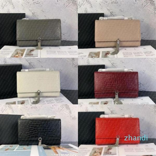 fashion alligator leather shoulder bags chain clutch lady cowhide handbags presbyopic messenger crocodile card holder women cross 240y
fashion alligator leather shoulder bags chain clutch lady cowhide handbags presbyopic messenger crocodile card holder women cross 240y