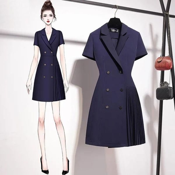dresses size ol business wear suit dress female size black dress summer new style korean doublebreasted design sense mini pleated dress, Black;gray
dresses size ol business wear suit dress female size black dress summer new style korean doublebreasted design sense mini pleated dress, Black;gray