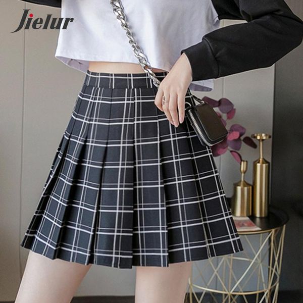 dresses jielur new black gray plaid pleated skirts women fashion college aline mini skirt autumn highwaisted skirts girls sxl, White;black
dresses jielur new black gray plaid pleated skirts women fashion college aline mini skirt autumn highwaisted skirts girls sxl, White;black