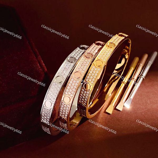 designer women's love bracelet luxury screw bracelet 18k gold jewelry 316l stainless steel band box, Golden;silver
designer women's love bracelet luxury screw bracelet 18k gold jewelry 316l stainless steel band box, Golden;silver