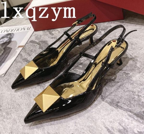 designer brand shoes women rivet wedding dress shoe woman pointed toe patent leather runway sandals high heels ladies pumps7705247, Black
designer brand shoes women rivet wedding dress shoe woman pointed toe patent leather runway sandals high heels ladies pumps7705247, Black