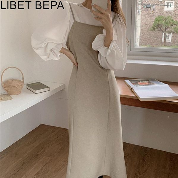 dress new 2021 autumn winter women's sets 2 pieces blouses sleeveless dresses fashionable elegant vintage lace up long suits ws3270, White
dress new 2021 autumn winter women's sets 2 pieces blouses sleeveless dresses fashionable elegant vintage lace up long suits ws3270, White