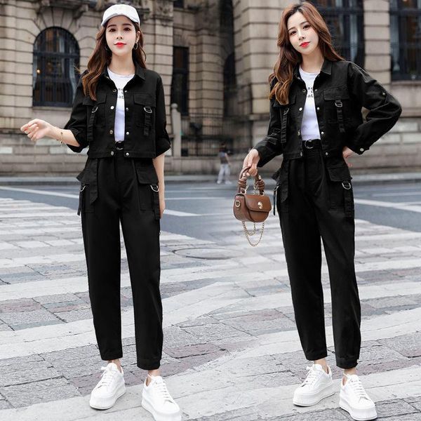 pants women spring autumn tooling suit 2022 female single new fashion splicing western style reduced twopiece age arenda317, White
pants women spring autumn tooling suit 2022 female single new fashion splicing western style reduced twopiece age arenda317, White
