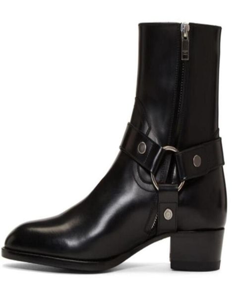 genuine leather wyatt harness boots shoes zipper inside fashion men martin boot biker boost plus size euro 38464279818, Black
genuine leather wyatt harness boots shoes zipper inside fashion men martin boot biker boost plus size euro 38464279818, Black