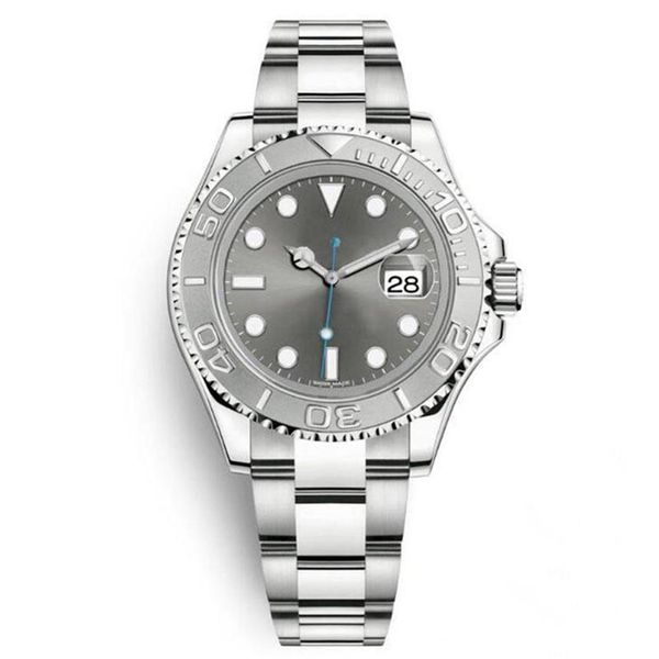 mechanical movement 116622 40mm mens yacht watch stainless steel bracelet date mens watches rotatable bezel mens watch grey dial s3127, Slivery;brown
mechanical movement 116622 40mm mens yacht watch stainless steel bracelet date mens watches rotatable bezel mens watch grey dial s3127, Slivery;brown