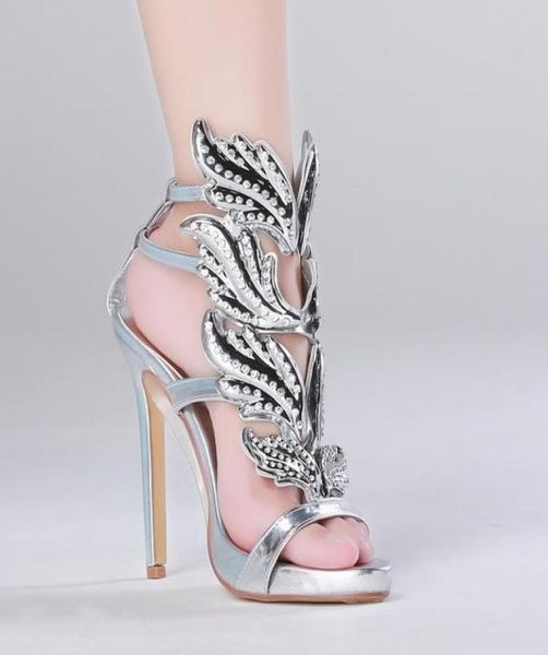 luxury women suede cruel summer pumps polished golden metal leaf winged gladiator sandals high heels shoes with original 4851562, Black
luxury women suede cruel summer pumps polished golden metal leaf winged gladiator sandals high heels shoes with original 4851562, Black
