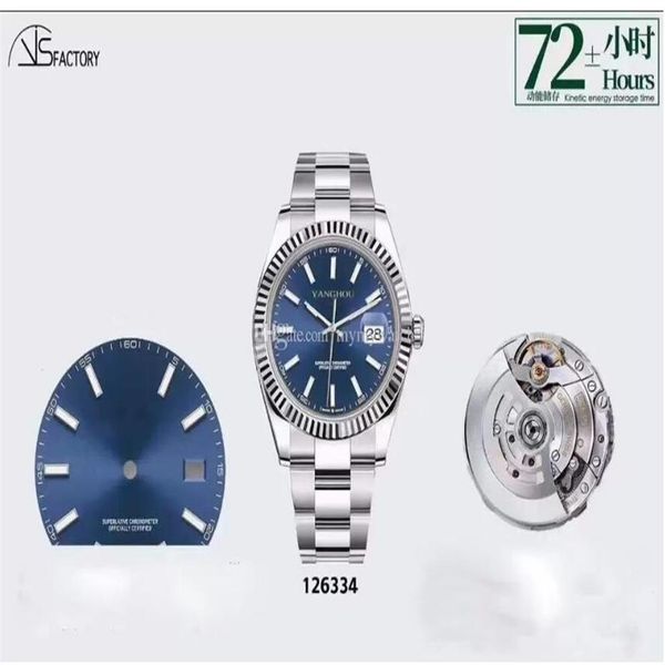 41mm watch mens blue gray silver automatic cal3235 eta machine movement watches vs factory 904l steel jubilee bracelet men 126334 198o, Slivery;brown
41mm watch mens blue gray silver automatic cal3235 eta machine movement watches vs factory 904l steel jubilee bracelet men 126334 198o, Slivery;brown
