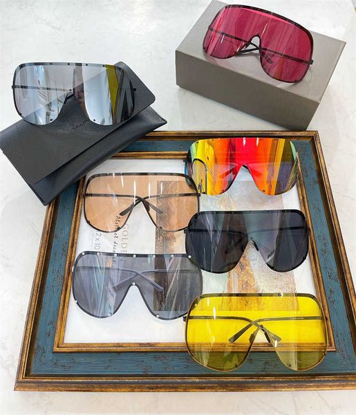 2023 large frame one piece windshield r or owens uv resistant sunglasses, White;black
2023 large frame one piece windshield r or owens uv resistant sunglasses, White;black