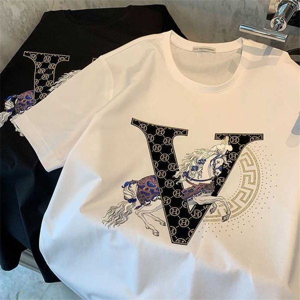 summer short sleeve diamond personality letter new fit round neck pure cotton fashion men's t-shirt, White;black
summer short sleeve diamond personality letter new fit round neck pure cotton fashion men's t-shirt, White;black