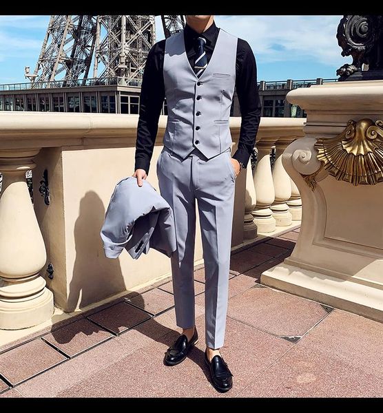 blazers men's suit vest sleeveless jacket single breasted slim fit casual formal men's wedding chaleco hombre, White;black
blazers men's suit vest sleeveless jacket single breasted slim fit casual formal men's wedding chaleco hombre, White;black
