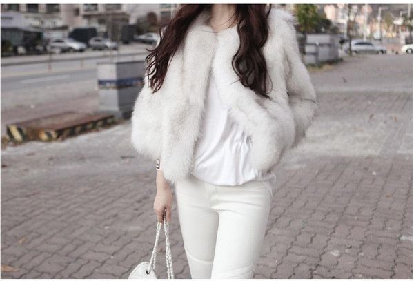 fur short design real genuine natural fox fur coat winter women's fashion clothing luxurious fur jacket, Black
fur short design real genuine natural fox fur coat winter women's fashion clothing luxurious fur jacket, Black