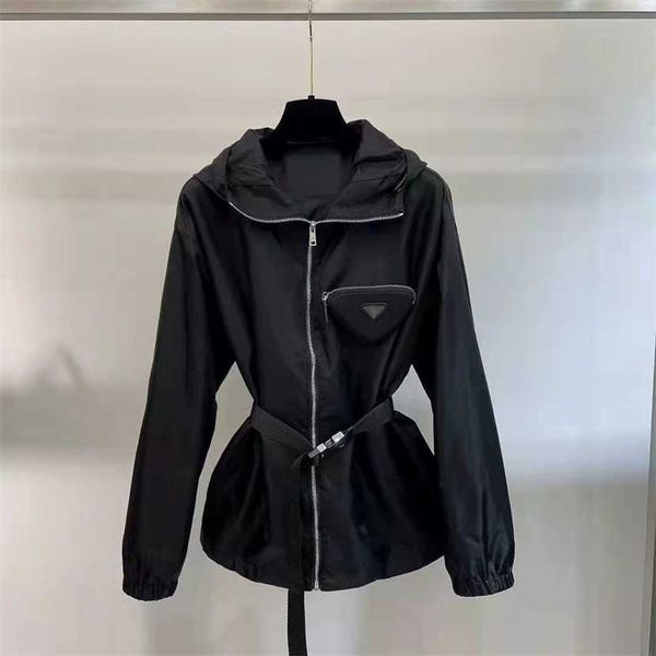 26% off clothing designer quality family spring and autumn new windbreaker black hooded belt slim fit triangle pocket coat female
26% off clothing designer quality family spring and autumn new windbreaker black hooded belt slim fit triangle pocket coat female
