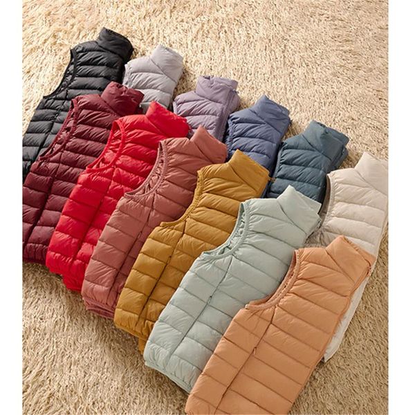 parkas winter ultra light white duck down vest jakcet women warm down waistcoat parka female stand collar sleeveless tank short, Black
parkas winter ultra light white duck down vest jakcet women warm down waistcoat parka female stand collar sleeveless tank short, Black