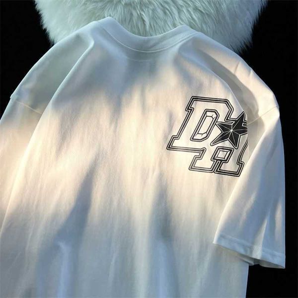 men's t-shirts european and american high street tide brand t shirt men and women 2022 summer sleeved loose design round neck shirt z04, White;black
men's t-shirts european and american high street tide brand t shirt men and women 2022 summer sleeved loose design round neck shirt z04, White;black