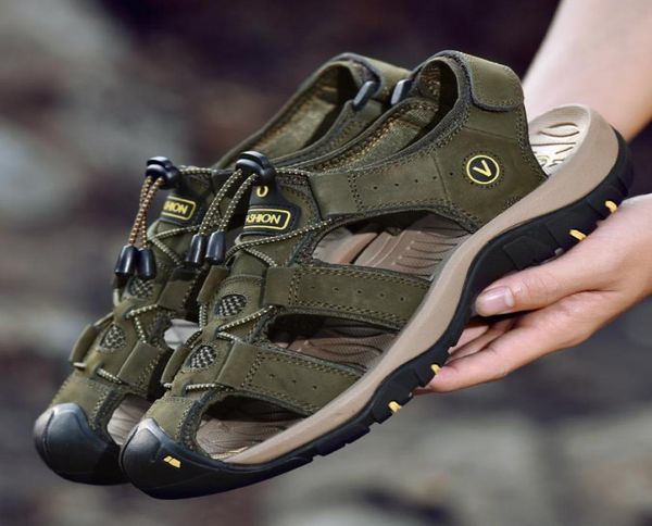 classic mens sandals 2021 male shoes genuine leather summer men shoes beach sandals man fashion outdoor casual sneakers size 482051077, Black
classic mens sandals 2021 male shoes genuine leather summer men shoes beach sandals man fashion outdoor casual sneakers size 482051077, Black