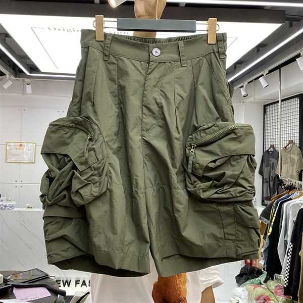 2022ss multiple pockets shorts men women loose hip hop shorts breechcloth231t 
2022ss multiple pockets shorts men women loose hip hop shorts breechcloth231t