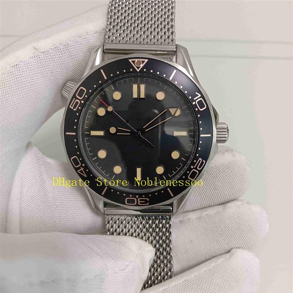 real po men's automatic watch mens 42mm black dial 007 no time to die 300m stainless steel bracelet edition professional a220r, Slivery;brown
real po men's automatic watch mens 42mm black dial 007 no time to die 300m stainless steel bracelet edition professional a220r, Slivery;brown