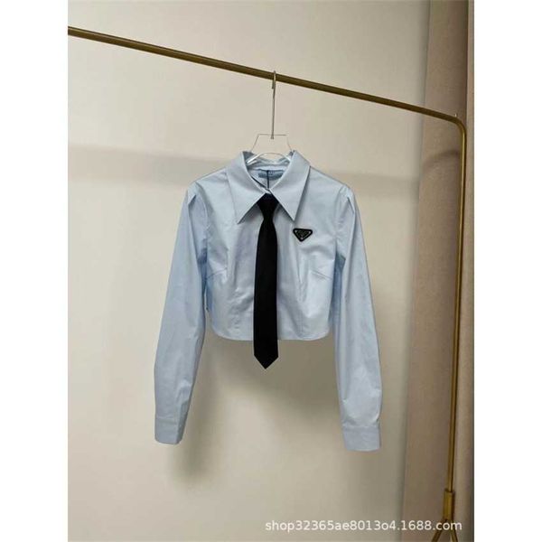 family early spring new classic inverted triangle simple design sense casual versatile long sleeve short tie shirt, White
family early spring new classic inverted triangle simple design sense casual versatile long sleeve short tie shirt, White