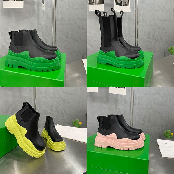 2023 men designer boots tire leather women half ankle boots mens fashion wave orange clear colored rubber outsole elastic webbing outdoor bo, Black
2023 men designer boots tire leather women half ankle boots mens fashion wave orange clear colored rubber outsole elastic webbing outdoor bo, Black