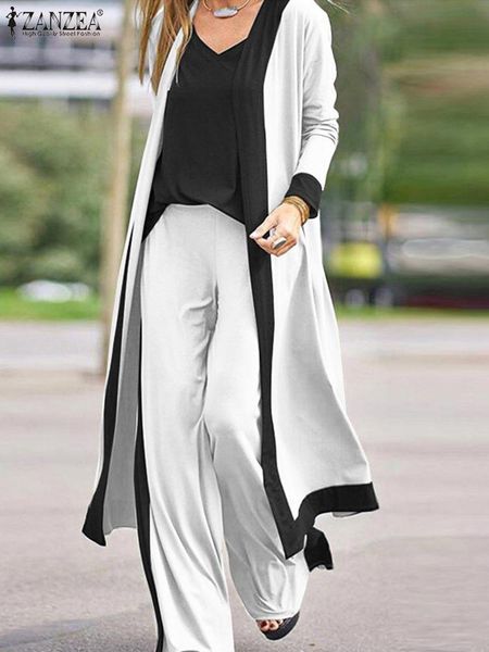 pants zanzea women spring solid color sets vneck full sleeve cardigan sleeveless tanks fashion work ol wide leg pant tracksuit, White
pants zanzea women spring solid color sets vneck full sleeve cardigan sleeveless tanks fashion work ol wide leg pant tracksuit, White