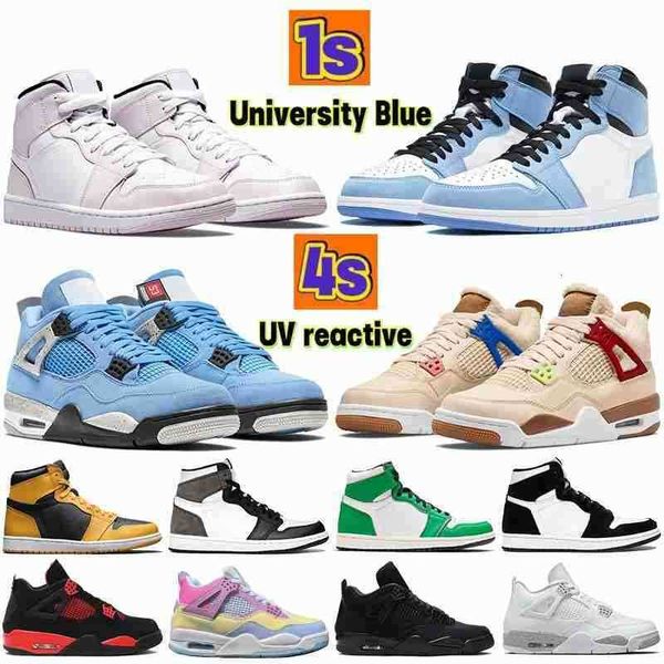 1 1s 4 4s basketball shoes university blue white oreo uv ive barely rose shimmer dark mocha unc black cat men women sneakers
1 1s 4 4s basketball shoes university blue white oreo uv ive barely rose shimmer dark mocha unc black cat men women sneakers