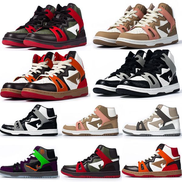 bapestas baped sta 93 shoe 93 high mens running shoes sneaker black light grey brown grey olive green red orange light sand halloween women
bapestas baped sta 93 shoe 93 high mens running shoes sneaker black light grey brown grey olive green red orange light sand halloween women