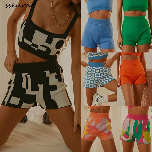 shorts sseurat high waist knitted women biker shorts summer women's shorts femme knit stretchy clothes, White;black
shorts sseurat high waist knitted women biker shorts summer women's shorts femme knit stretchy clothes, White;black