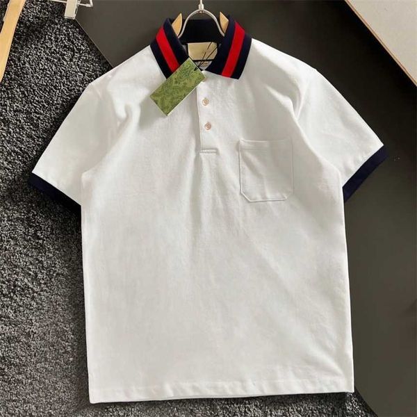 30% off ins european station new summer splice contrast collar polo shirt business luxury simple atmosphere short sleeve t-shirt, White;black
30% off ins european station new summer splice contrast collar polo shirt business luxury simple atmosphere short sleeve t-shirt, White;black