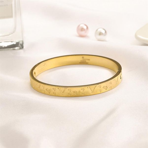 sell bracelets women bangle luxury designer jewelry 18k gold plated stainless steel wedding lovers gift bangles whole2441, Black
sell bracelets women bangle luxury designer jewelry 18k gold plated stainless steel wedding lovers gift bangles whole2441, Black