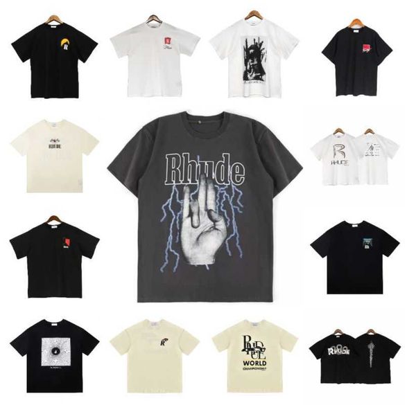 rhude tshirt designer mens t shirts tide printed tee men women round neck short sleeve tshirt casual loose fashion high street hip hop styli, White;black
rhude tshirt designer mens t shirts tide printed tee men women round neck short sleeve tshirt casual loose fashion high street hip hop styli, White;black