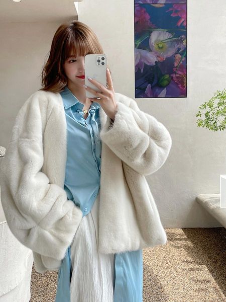 fur hdhohr 2022 new natural mink fur coats women real mink fur coats outwear park with fur female warm winter jacket, Black
fur hdhohr 2022 new natural mink fur coats women real mink fur coats outwear park with fur female warm winter jacket, Black