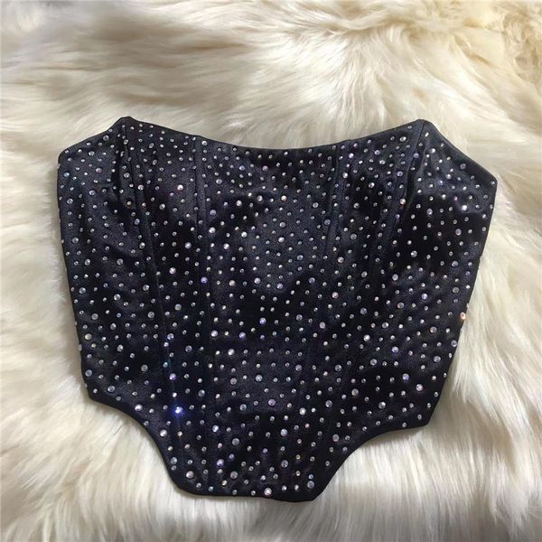 camisoles tanks s black corset strapless night club backless crystal crop arrival 230421, Black;white
camisoles tanks s black corset strapless night club backless crystal crop arrival 230421, Black;white