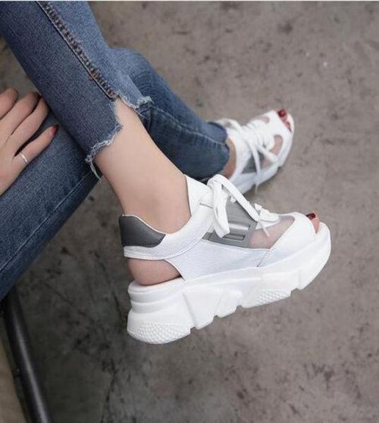 summer thick sole women sandals roma high heel ulzzang platform sandals woman mesh leather breathable female beach sandal2447590, Black
summer thick sole women sandals roma high heel ulzzang platform sandals woman mesh leather breathable female beach sandal2447590, Black